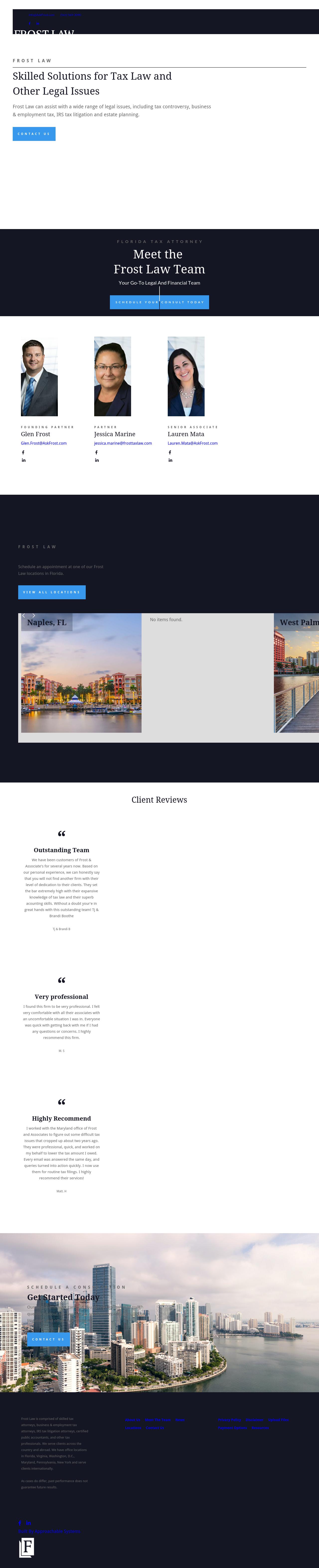 Glen Frost - Naples FL Lawyers